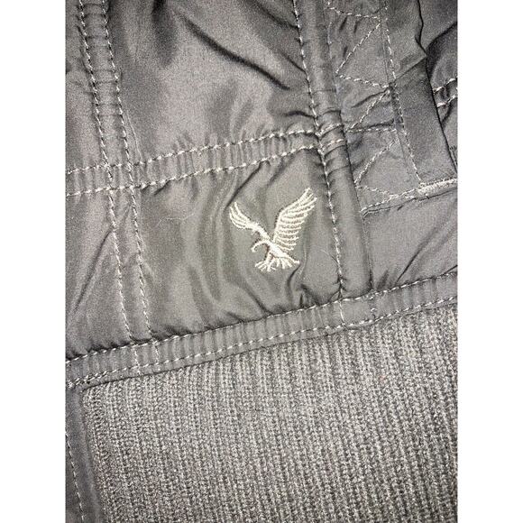 AMERICAN EAGLE Womens Medium Vest Brown Quilted. No Hood - Picture 3 of 7